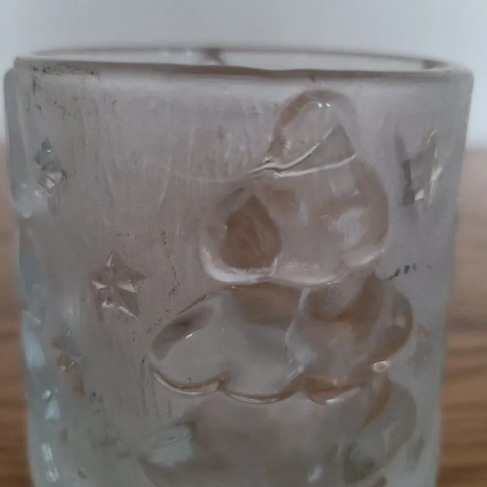 Vintage textured glass